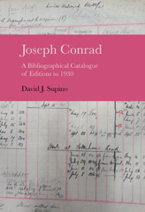 E-book, Joseph Conrad : A Bibliographical Catalogue of Editions to 1930, Liverpool University Press