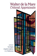E-book, Walter de la Mare : Critical Appraisals, Liverpool University Press
