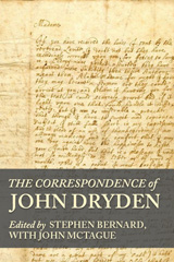E-book, The correspondence of John Dryden, Manchester University Press