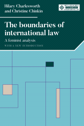 E-book, The boundaries of international law : A feminist analysis, with a new introduction, Manchester University Press