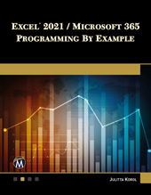 eBook, Excel 2021 / Microsoft 365 Programming By Example, Mercury Learning and Information