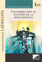 E-book, Contribución al estudio de la reincidencia, Ediciones Olejnik