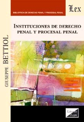 E-book, Instituciones de derecho penal y procesal penal, Ediciones Olejnik