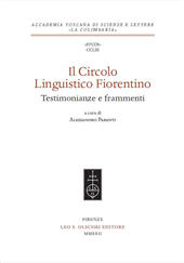 E-book, Il Circolo linguistico fiorentino : testimonianze e frammenti, Leo S. Olschki