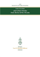 E-book, "Ad una voce" : Dante alla luce di Pia e Piccarda, Leo S. Olschki