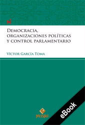 E-book, Democracia, organizaciones políticas y control parlamentario, Palestra Editores