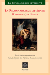 E-book, La Reconnaissance litteraire : Hommages a Jan Herman, Peeters Publishers