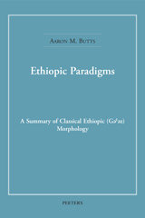 E-book, Ethiopic Paradigms : A Summary of Classical Ethiopic (Ge'ez) Morphology, Butts, AM., Peeters Publishers