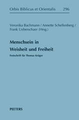 E-book, Menschsein in Weisheit und Freiheit : Festschrift fur Thomas Kruger, Peeters Publishers