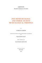 eBook, Psychomusicology and Other Ancient Musicological Writings, Barker, A., Peeters Publishers