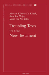 E-book, Troubling Texts in the New Testament : Essays in Honour of Rob van Houwelingen, Peeters Publishers
