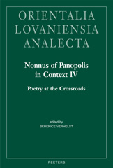 E-book, Nonnus of Panopolis in Context : Poetry at the Crossroads, Peeters Publishers