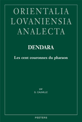 eBook, Dendara. Les cent couronnes du pharaon, Cauville, S., Peeters Publishers