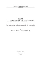 E-book, Boece, 'La Consolation de Philosophie' : Introduction et traduction annotee du texte latin, Charlet, J-L., Peeters Publishers
