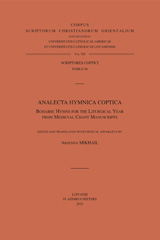 E-book, Analecta Hymnica Coptica : Bohairic Hymns for the Liturgical Year from Medieval Chant Manuscripts, Peeters Publishers