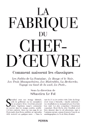 E-book, La Fabrique du chef d'oeuvre, Éditions Perrin
