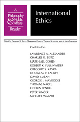 eBook, International Ethics : A Philosophy and Public Affairs Reader, Princeton University Press