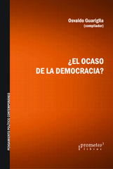 E-book, Â¿Ell ocaso de la democracia?, Prometeo Editorial