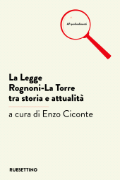 E-book, La legge Rognoni-La Torre : tra storia e attualità, Rubbettino