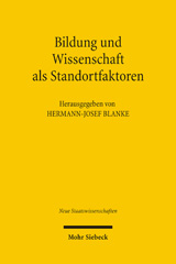 E-book, Bildung und Wissenschaft als Standortfaktoren, Mohr Siebeck