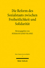 E-book, Die Reform des Sozialstaats zwischen Freiheitlichkeit und Solidarität, Mohr Siebeck