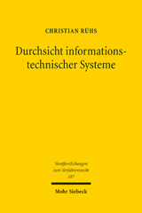 E-book, Durchsicht informationstechnischer Systeme : § 110 Abs. 3 StPO im Lichte des IT-Grundrechts, Mohr Siebeck