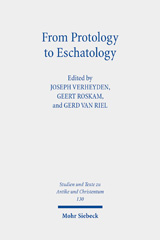 E-book, From Protology to Eschatology : Competing Views on the Origin and the End of the Cosmos in Platonism and Christian Thought, Mohr Siebeck