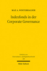 E-book, Indexfonds in der Corporate Governance : Mitwirkung in börsennotierten Aktiengesellschaften, Mohr Siebeck