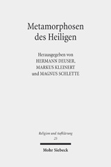 E-book, Metamorphosen des Heiligen : Struktur und Dynamik von Sakralisierung am Beispiel der Kunstreligion, Mohr Siebeck