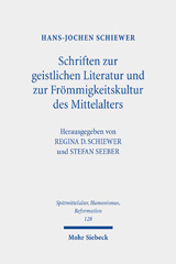 E-book, Schriften zur geistlichen Literatur und zur Frömmigkeitskultur des Mittelalters, Mohr Siebeck