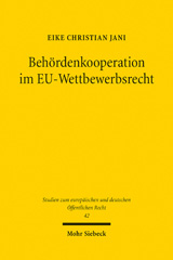 E-book, Behördenkooperation im EU-Wettbewerbsrecht, Mohr Siebeck