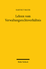 E-book, Lehren vom Verwaltungsrechtsverhältnis, Mohr Siebeck
