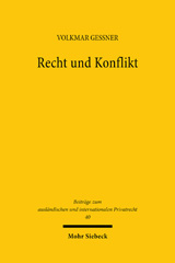 eBook, Recht und Konflikt : Eine soziologische Untersuchung privatrechtlicher Konflikte in Mexiko, Mohr Siebeck