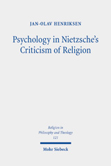 E-book, Psychology in Nietzsche's Criticism of Religion : On Splitting and Loss of Orientation, Mohr Siebeck