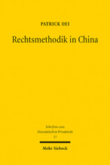 E-book, Rechtsmethodik in China : Darstellung und Analyse des wissenschaftlichen Diskurses unter besonderer Berücksichtigung des Zivilrechts, Mohr Siebeck