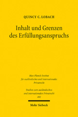 E-book, Inhalt und Grenzen des Erfüllungsanspruchs : Eine rechtsvergleichende Untersuchung zum deutschen, niederländischen und englischen Recht, Mohr Siebeck