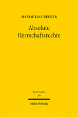 E-book, Absolute Herrschaftsrechte, Mohr Siebeck