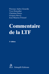 E-book, Commentaire de la LTF : [Loi sur le Tribunal fédéral], Stämpfli Verlag
