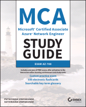 E-book, MCA Microsoft Certified Associate Azure Network Engineer Study Guide : Exam AZ-700, Sybex