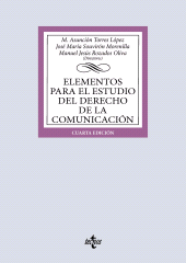 E-book, Elementos para el estudio del Derecho de la comunicación, Tecnos