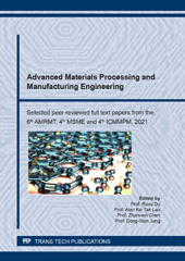 E-book, Advanced Materials Processing and Manufacturing Engineering, Trans Tech Publications Ltd