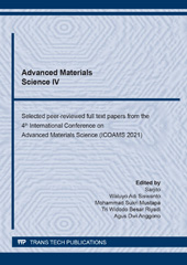 eBook, Advanced Materials Science IV, Trans Tech Publications Ltd