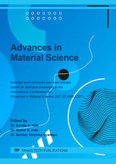 E-book, Advances in Material Science, Trans Tech Publications Ltd