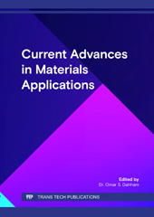 E-book, Current Advances in Materials Applications, Trans Tech Publications Ltd