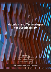 E-book, Materials and Technologies for Sustainability, Trans Tech Publications Ltd