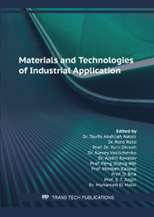 eBook, Materials and Technologies of Industrial Application, Trans Tech Publications Ltd
