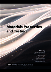 eBook, Materials Properties and Testing, Trans Tech Publications Ltd