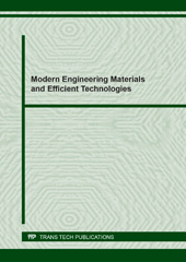 E-book, Modern Engineering Materials and Efficient Technologies, Trans Tech Publications Ltd