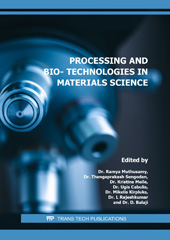 E-book, Processing and Bio-Technologies in Materials Science, Trans Tech Publications Ltd