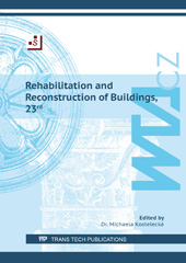 eBook, Rehabilitation and Reconstruction of Buildings, 23rd, Trans Tech Publications Ltd